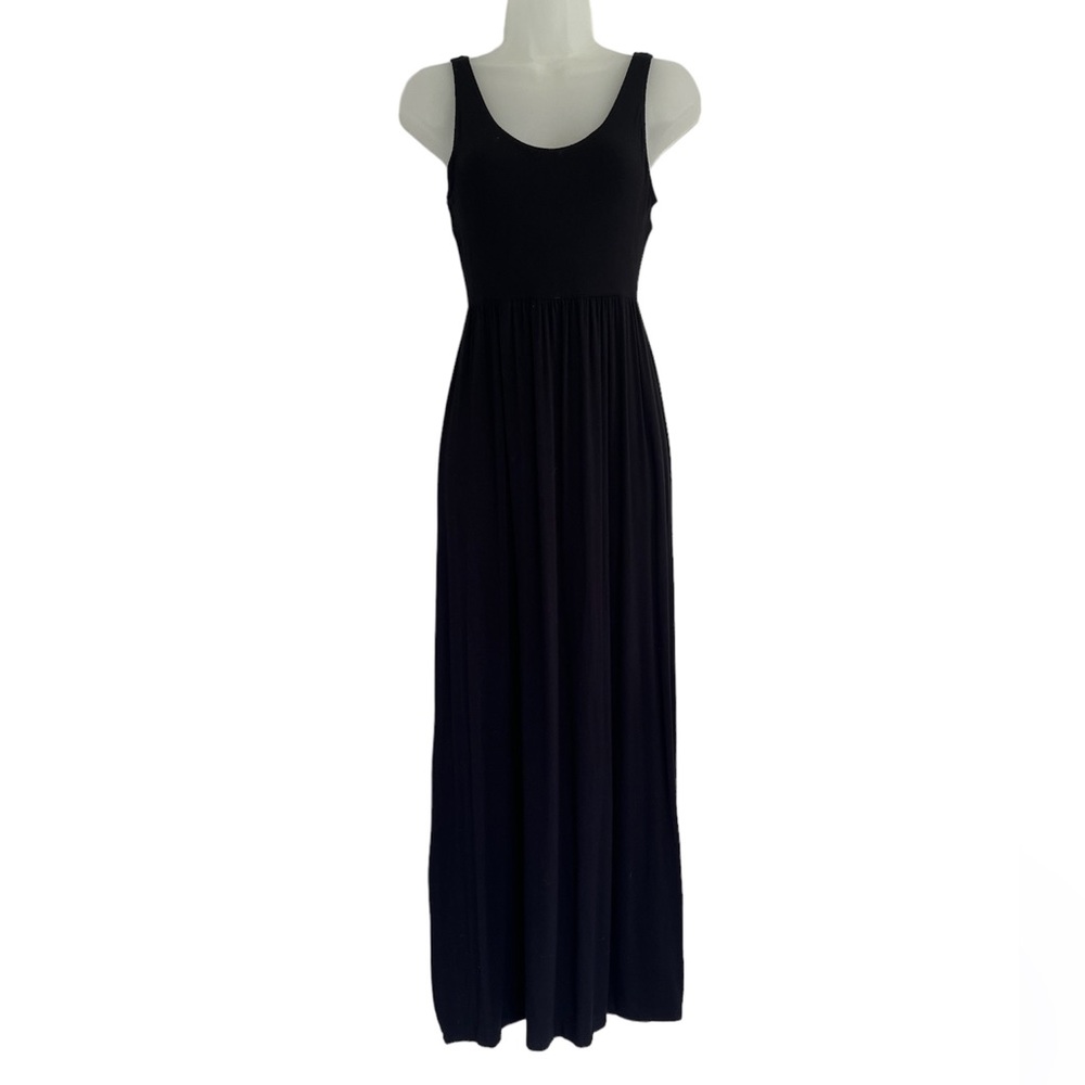 Black maxi dress